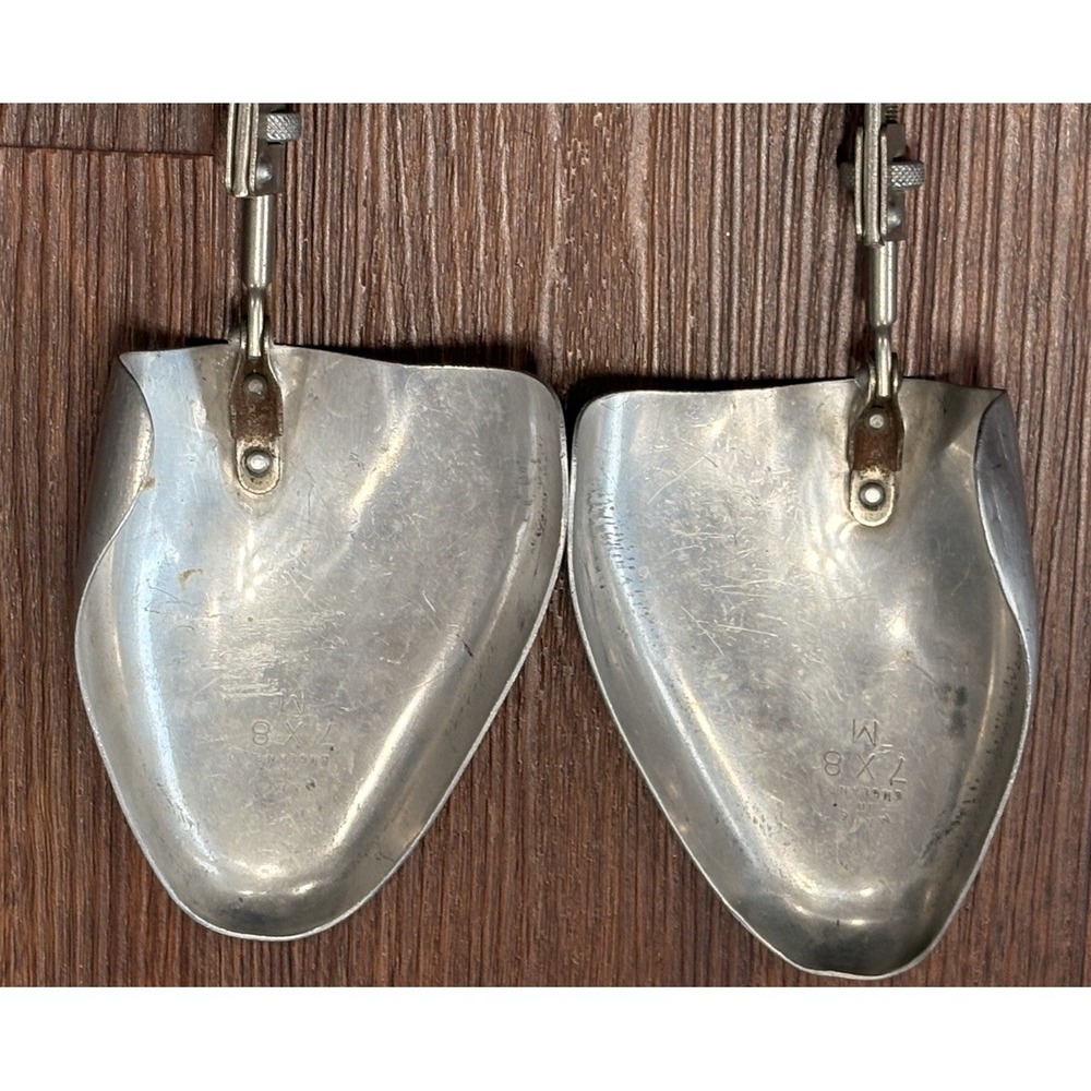 Vintage London Alan McAfee Aluminum Shoe Trees Inserts Made In England 7 X 8 M - Picture 9 of 16